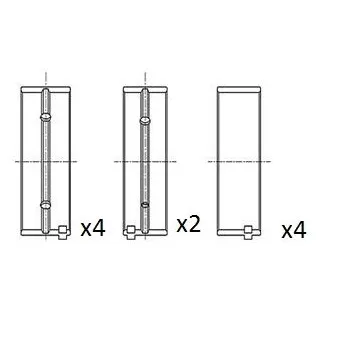 Coussinet de vilebrequin FAI AutoParts BM1043-010