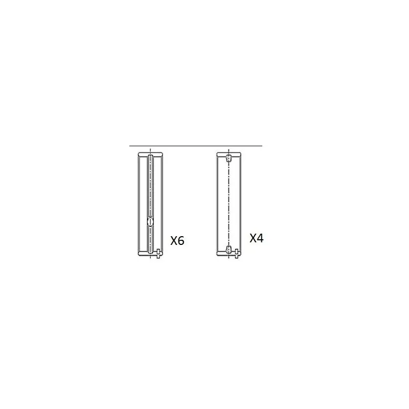Coussinet de vilebrequin FAI AutoParts BM1044-STD