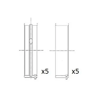 Coussinet de vilebrequin FAI AutoParts BM1047-025