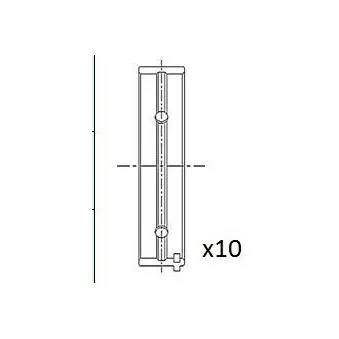 Coussinet de vilebrequin FAI AutoParts BM1052-020