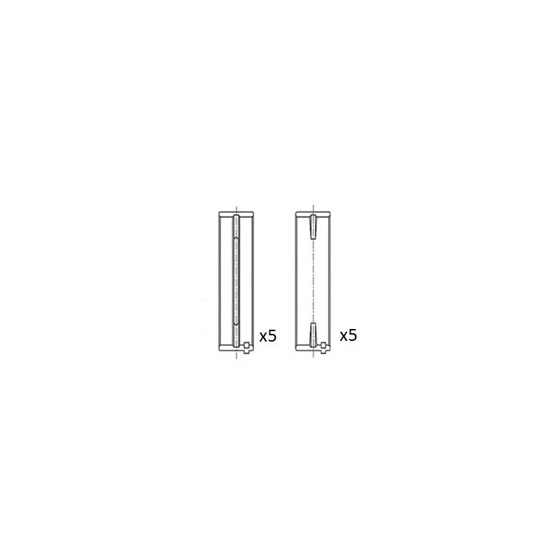 Coussinet de vilebrequin FAI AutoParts BM1066-025