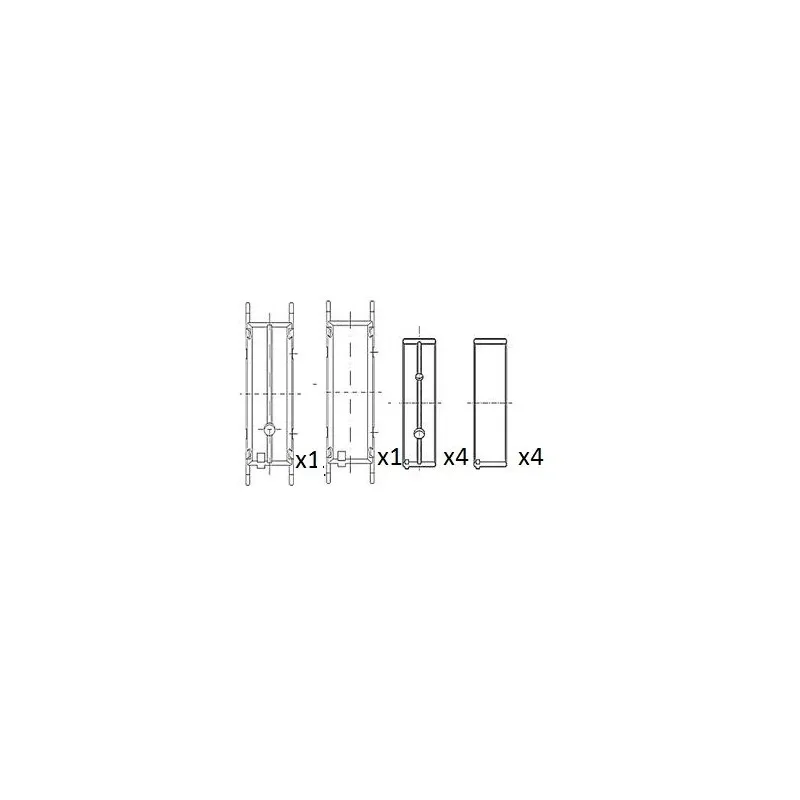 Coussinet de vilebrequin FAI AutoParts BM1068-050