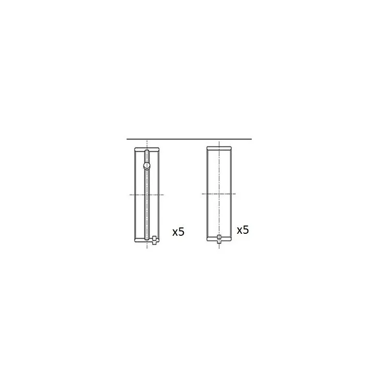 Coussinet de vilebrequin FAI AutoParts BM1069-025