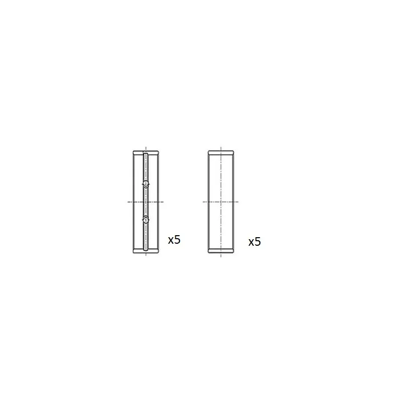 Coussinet de vilebrequin FAI AutoParts BM1112-STD