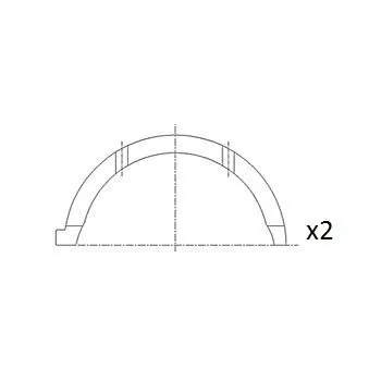 Rondelle d'écartement, vilebrequin FAI AutoParts