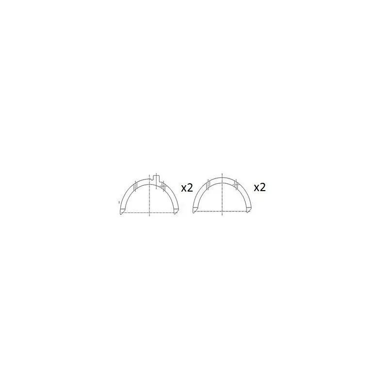 Rondelle d'écartement, vilebrequin FAI AutoParts BT3002-STD