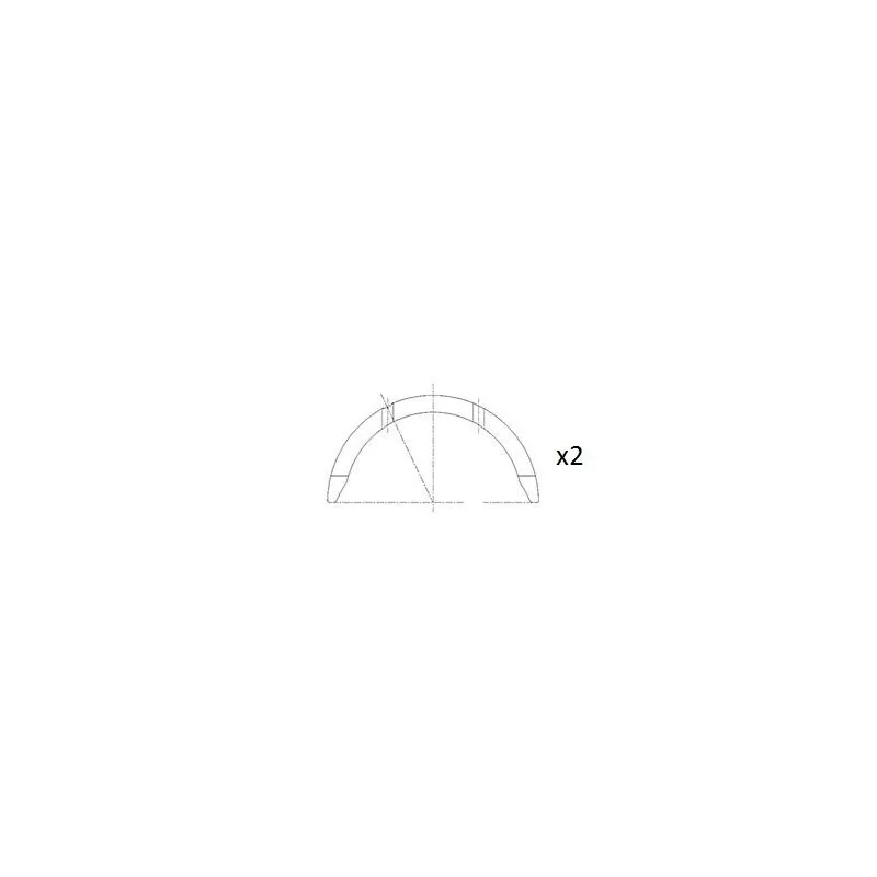 Rondelle d'écartement, vilebrequin FAI AutoParts BT3004-STD