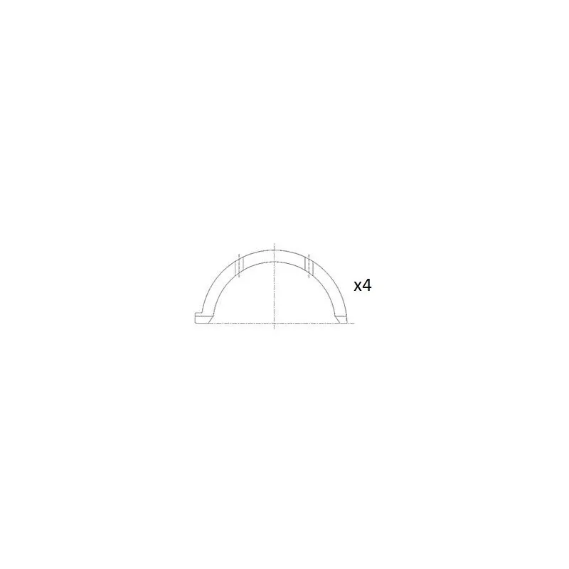 Rondelle d'écartement, vilebrequin FAI AutoParts BT3005-STD