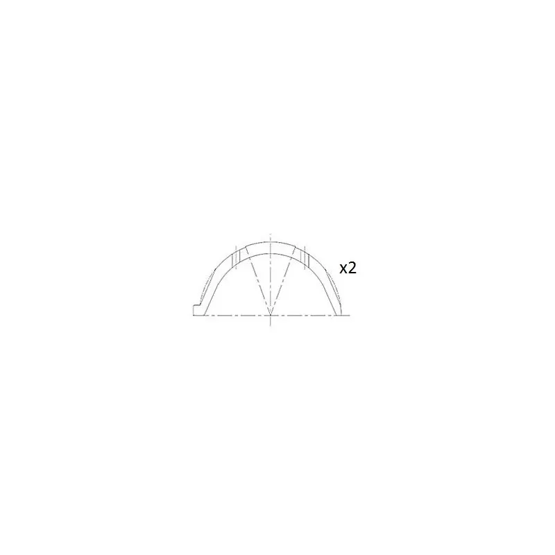 Rondelle d'écartement, vilebrequin FAI AutoParts BT3009-STD