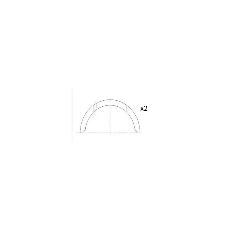 Rondelle d'écartement, vilebrequin FAI AutoParts BT3010-STD