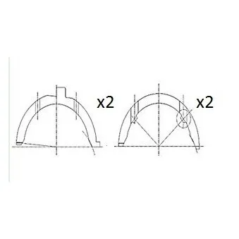 Rondelle d'écartement, vilebrequin FAI AutoParts BT3011-STD
