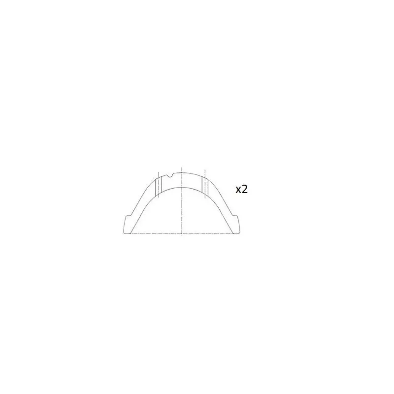 Rondelle d'écartement, vilebrequin FAI AutoParts BT3013-STD