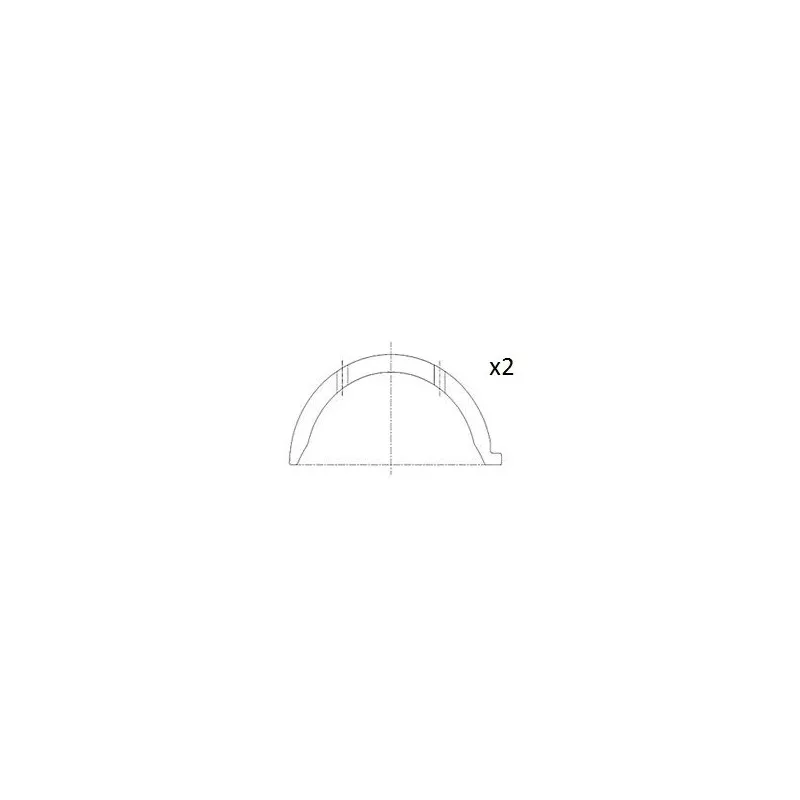 Rondelle d'écartement, vilebrequin FAI AutoParts BT3014-STD