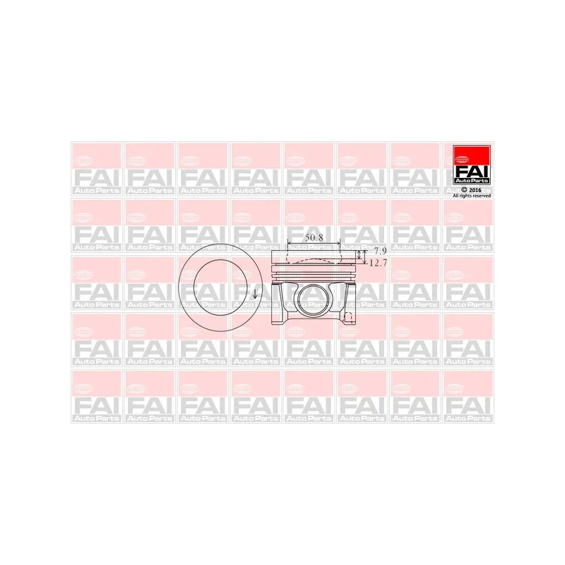 Piston FAI AutoParts PK1-050