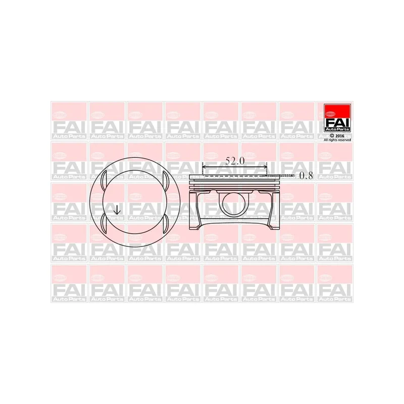 Piston FAI AutoParts PK11-000