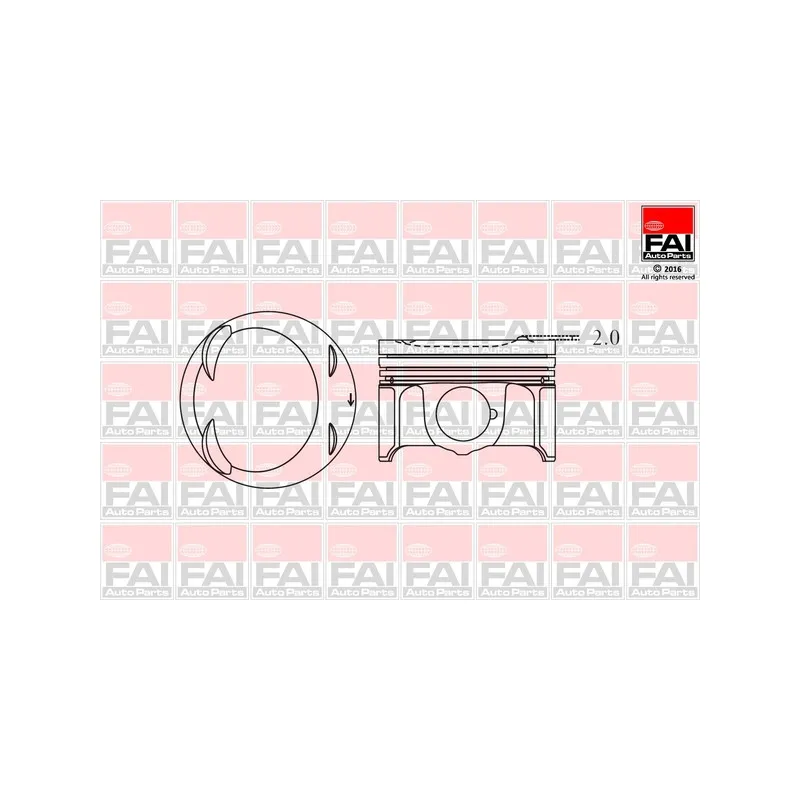 Piston FAI AutoParts PK14-050