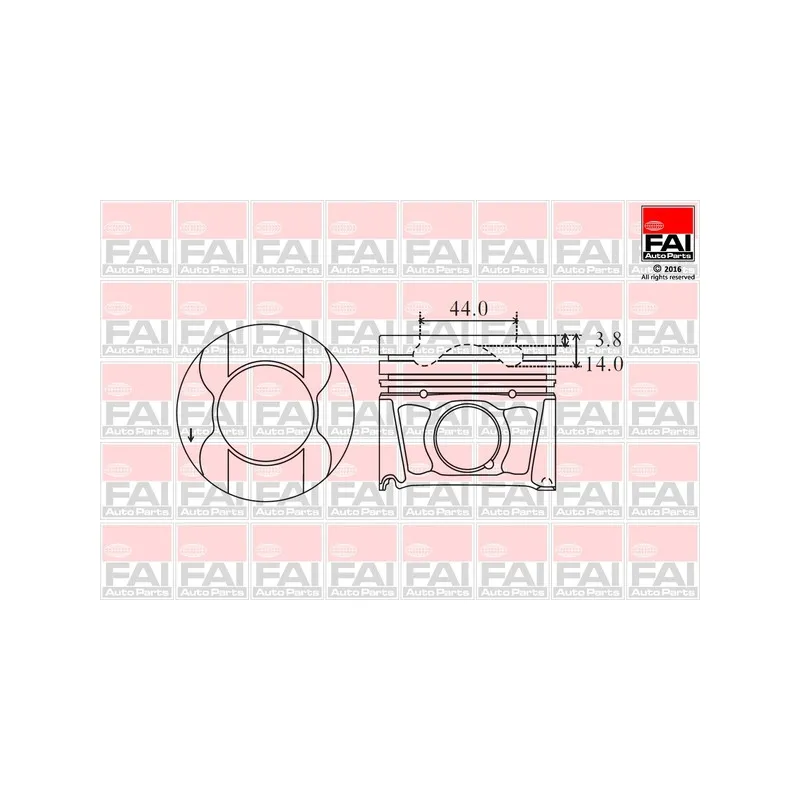 Piston FAI AutoParts PK15-000