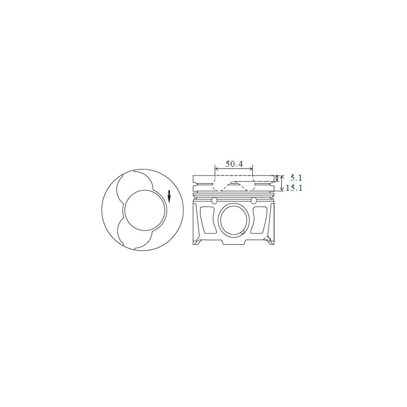 Piston FAI AutoParts PK25-000