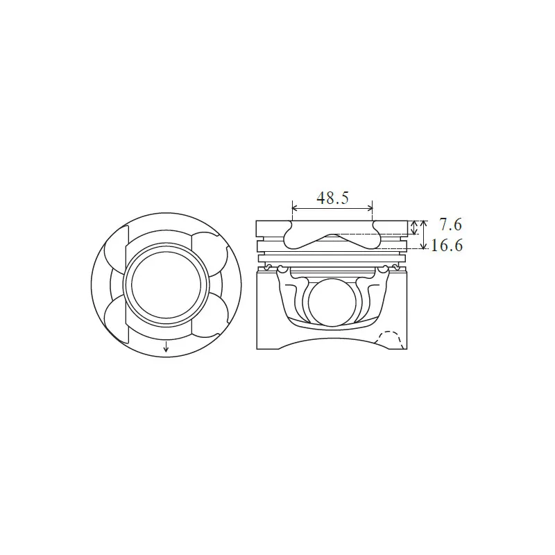 Piston FAI AutoParts PK27-050