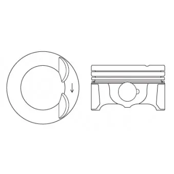 Piston FAI AutoParts PK28-050