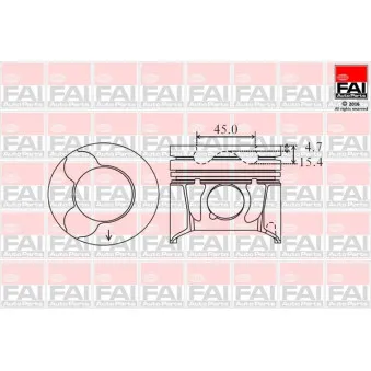 Piston FAI AutoParts PK6-000