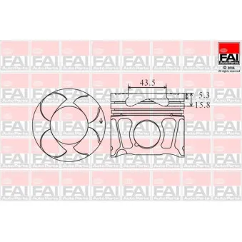 Piston FAI AutoParts PK8-040