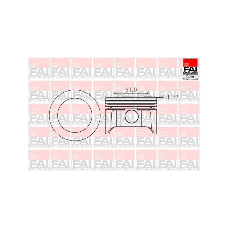 Piston FAI AutoParts PK9-000