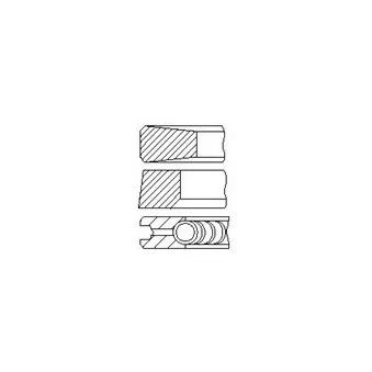 Jeu de segments de pistons FAI AutoParts PR10-000