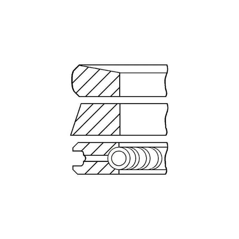 Jeu de segments de pistons FAI AutoParts PR20-000