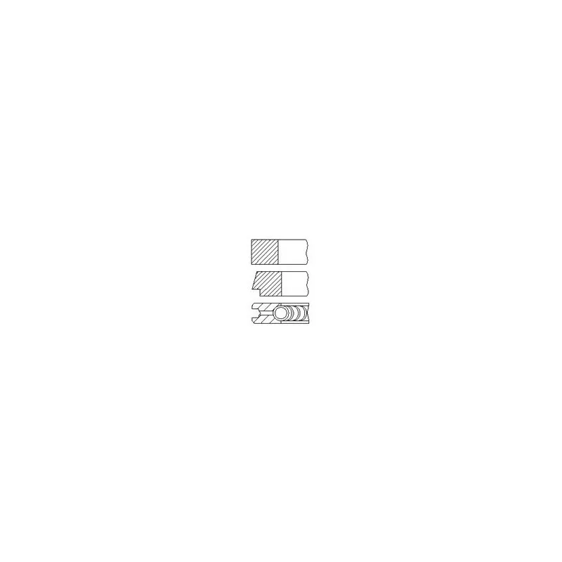 Jeu de segments de pistons FAI AutoParts PR33-000