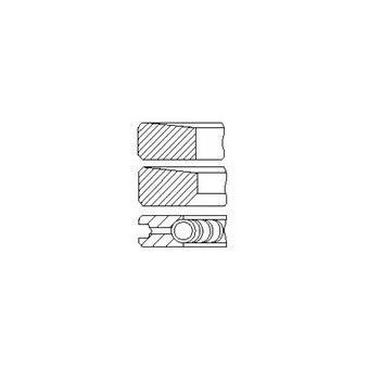 Jeu de segments de pistons FAI AutoParts PR9-000