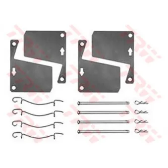 Kit d'accessoires, plaquette de frein à disque TRW PFK106