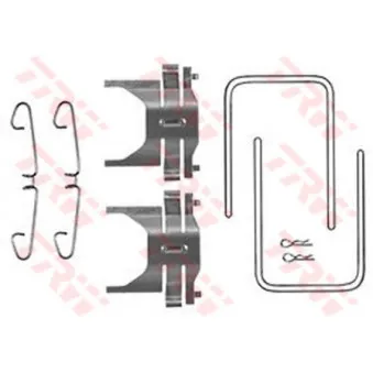 Kit d'accessoires, plaquette de frein à disque TRW PFK115