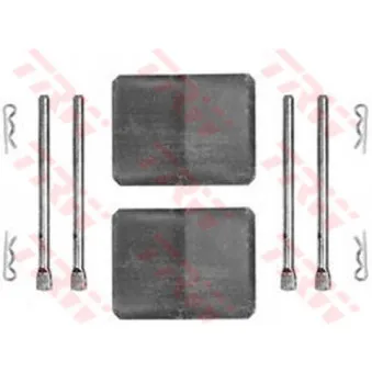 Kit d'accessoires, plaquette de frein à disque TRW PFK161