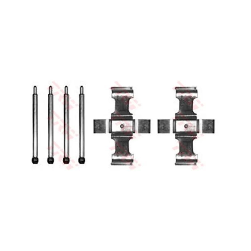 Kit d'accessoires, plaquette de frein à disque TRW PFK167