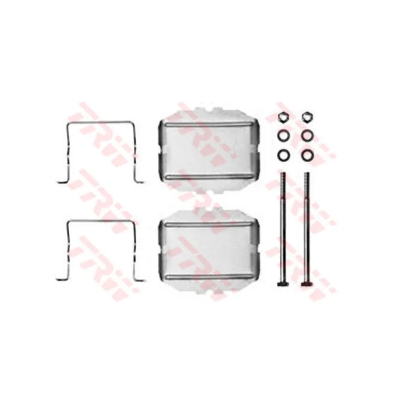 Kit d'accessoires, plaquette de frein à disque TRW PFK211