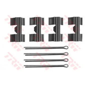 Kit d'accessoires, plaquette de frein à disque TRW PFK256