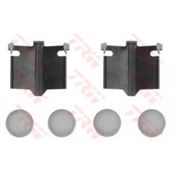Kit d'accessoires, plaquette de frein à disque TRW PFK263