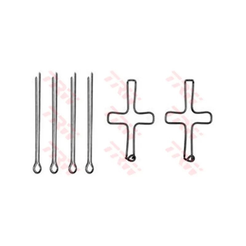 Kit d'accessoires, plaquette de frein à disque TRW PFK277