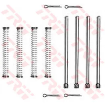Kit d'accessoires, plaquette de frein à disque TRW PFK289