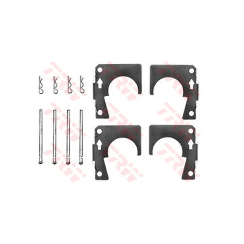 Kit d'accessoires, plaquette de frein à disque TRW PFK3