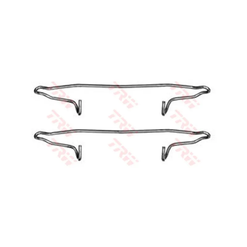 Kit d'accessoires, plaquette de frein à disque TRW PFK300