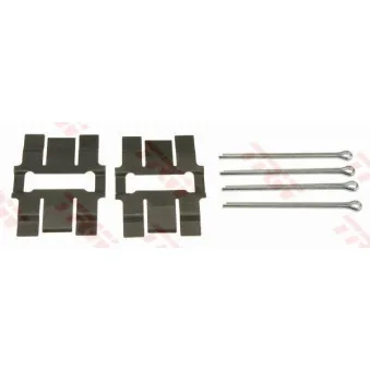 Kit d'accessoires, plaquette de frein à disque TRW PFK301