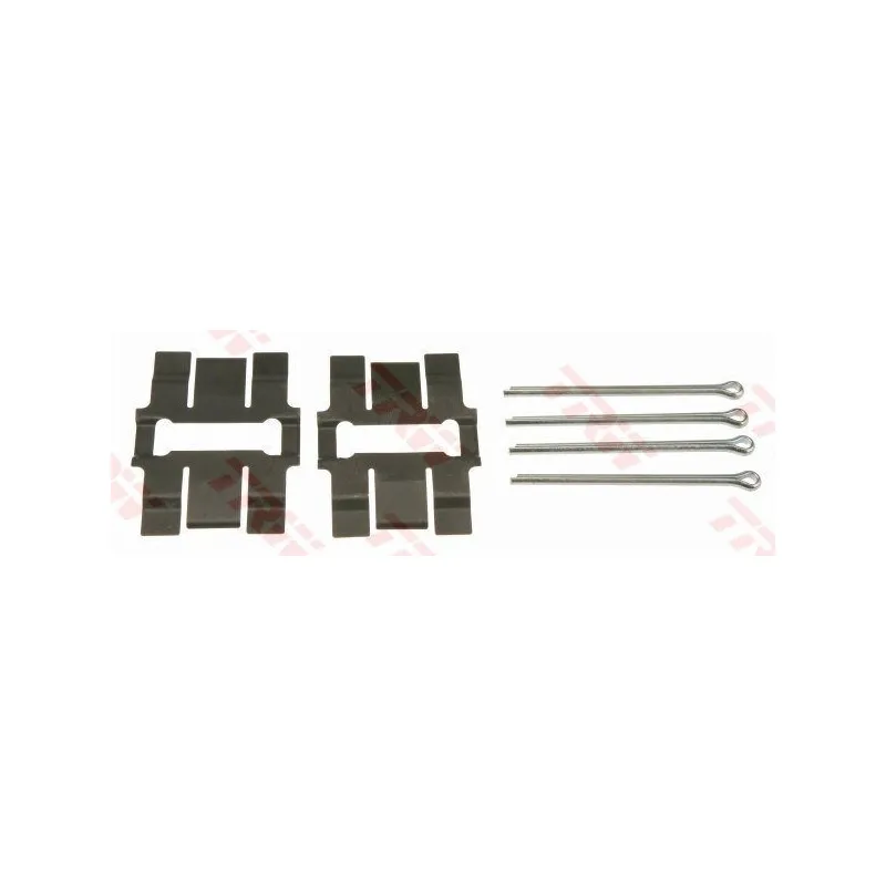 Kit d'accessoires, plaquette de frein à disque TRW PFK301