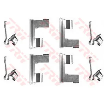 Kit d'accessoires, plaquette de frein à disque TRW PFK314