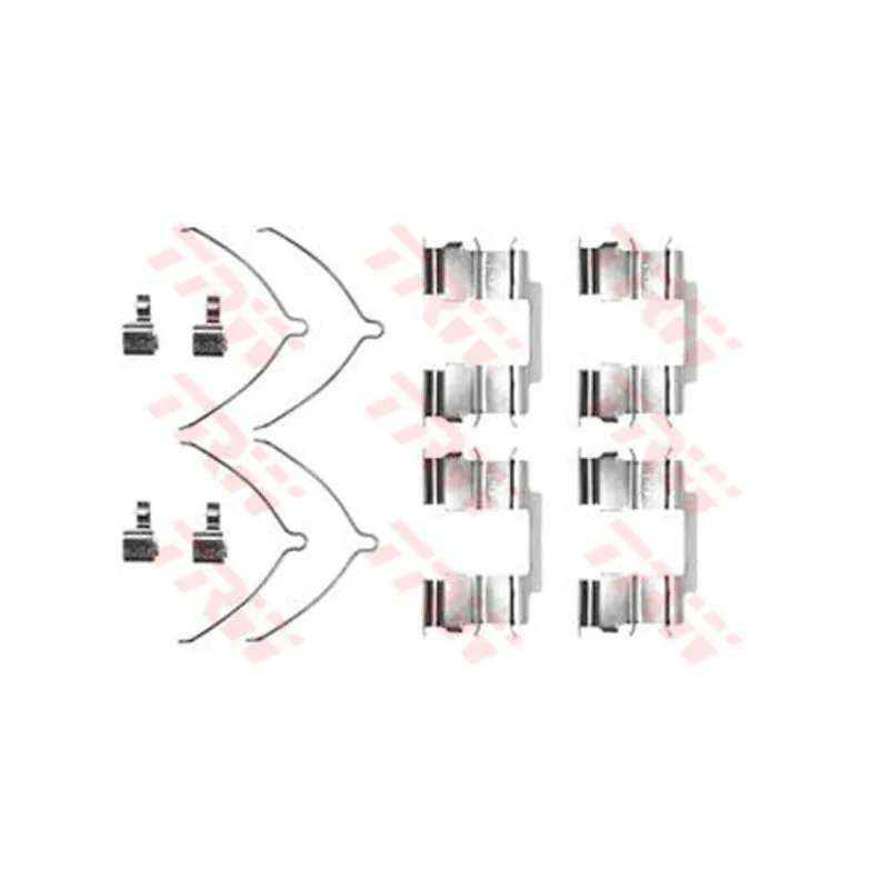 Kit d'accessoires, plaquette de frein à disque TRW PFK323