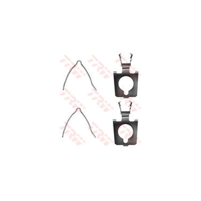 Kit d'accessoires, plaquette de frein à disque TRW PFK327
