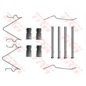 Kit d'accessoires, plaquette de frein à disque TRW PFK330