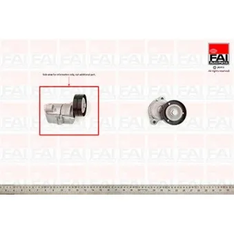 Tendeur, courroie trapézoidale FAI AutoParts T1007