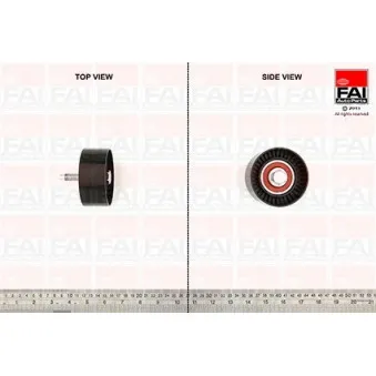 Poulie renvoi/transmission, courroie de distribution FAI AutoParts T1018